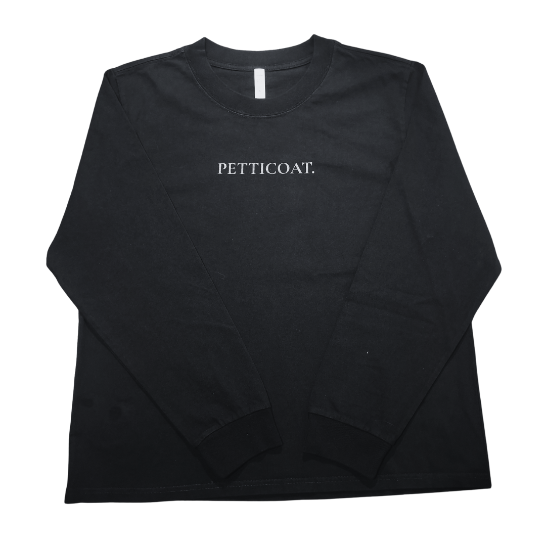 Submerged L/S T-shirt - Faded Black & Reflective Print