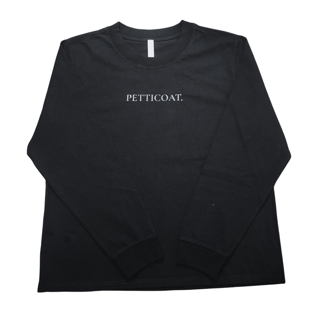 Submerged L/S T-shirt - Faded Black & Reflective Print