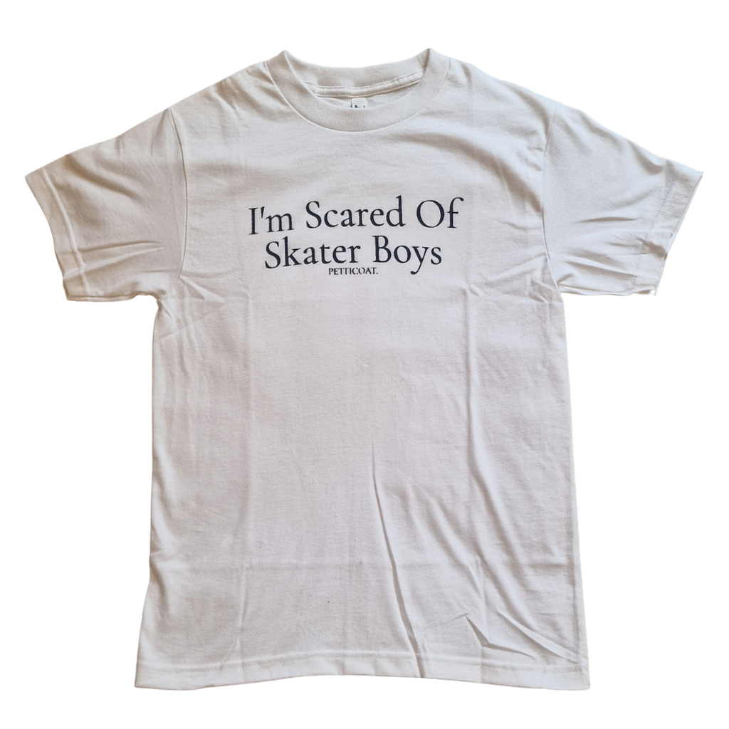 Scared Boys Tee - White