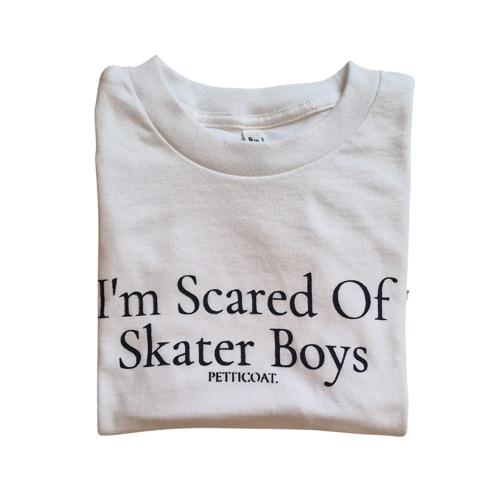 Scared Boys Tee - White