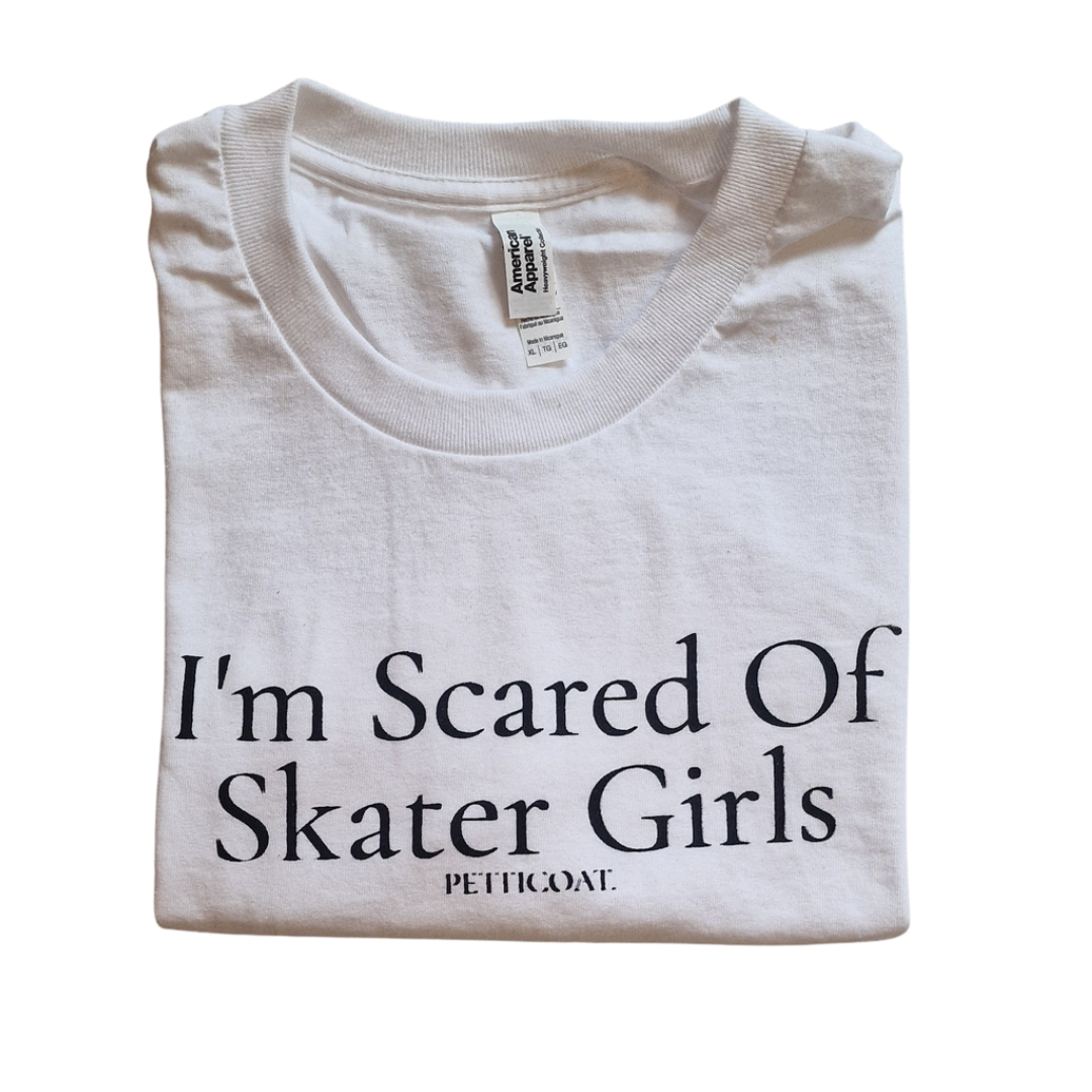 Scared Girls Tee - White